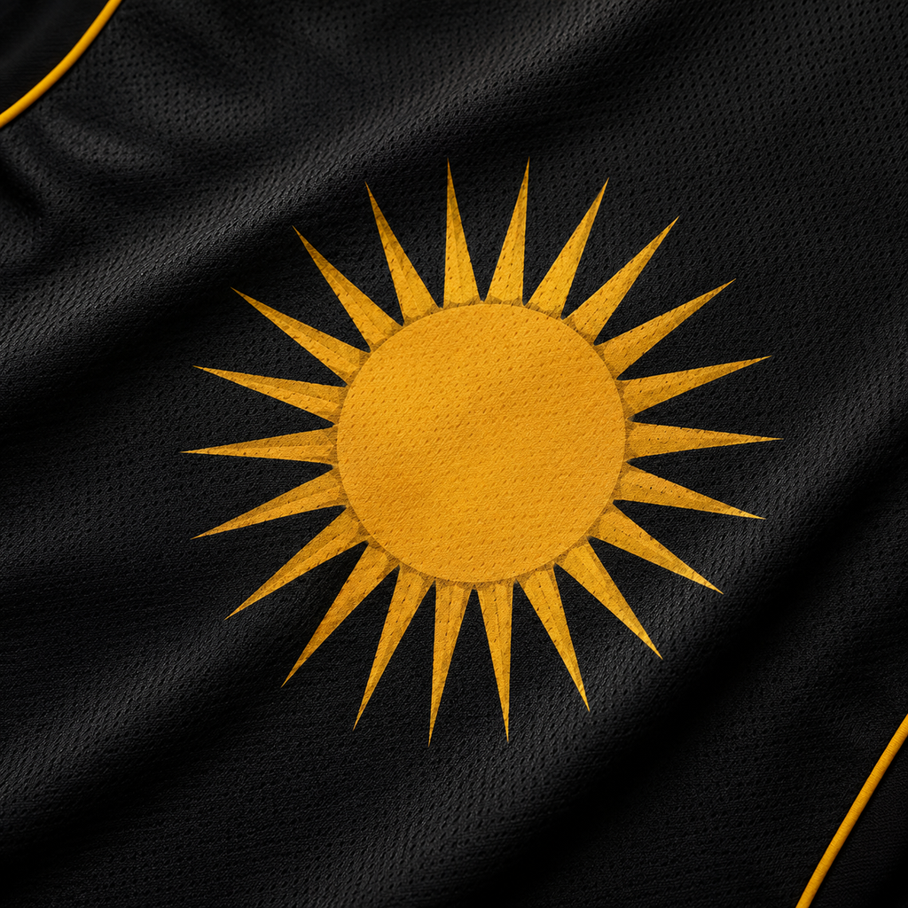 KURDIM Children of the Sun Jersey – Black & White