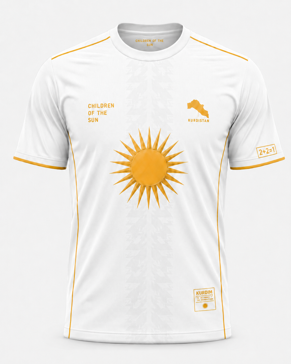 KURDIM Children of the Sun Jersey – Black & White