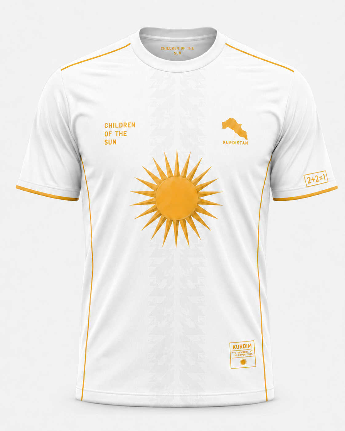 KURDIM Children of the Sun Jersey – Black & White